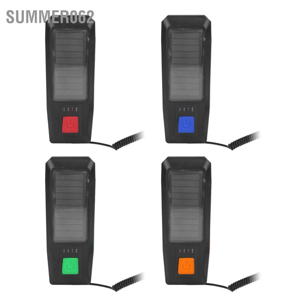 Summer062 Bike Light Set USB Rechargeable Super Bright Front Headlight with Horn for Night Riding