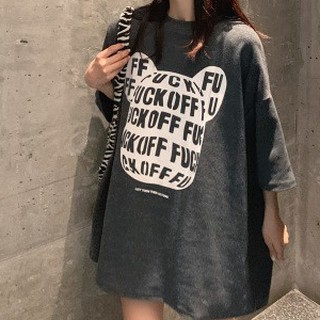 Áo thun nữ form rộng tay lỡ áo phông nữ đẹp màu trắng,đen chất cotton xịn Thời trang Ullzang Unisex Quảng Châu