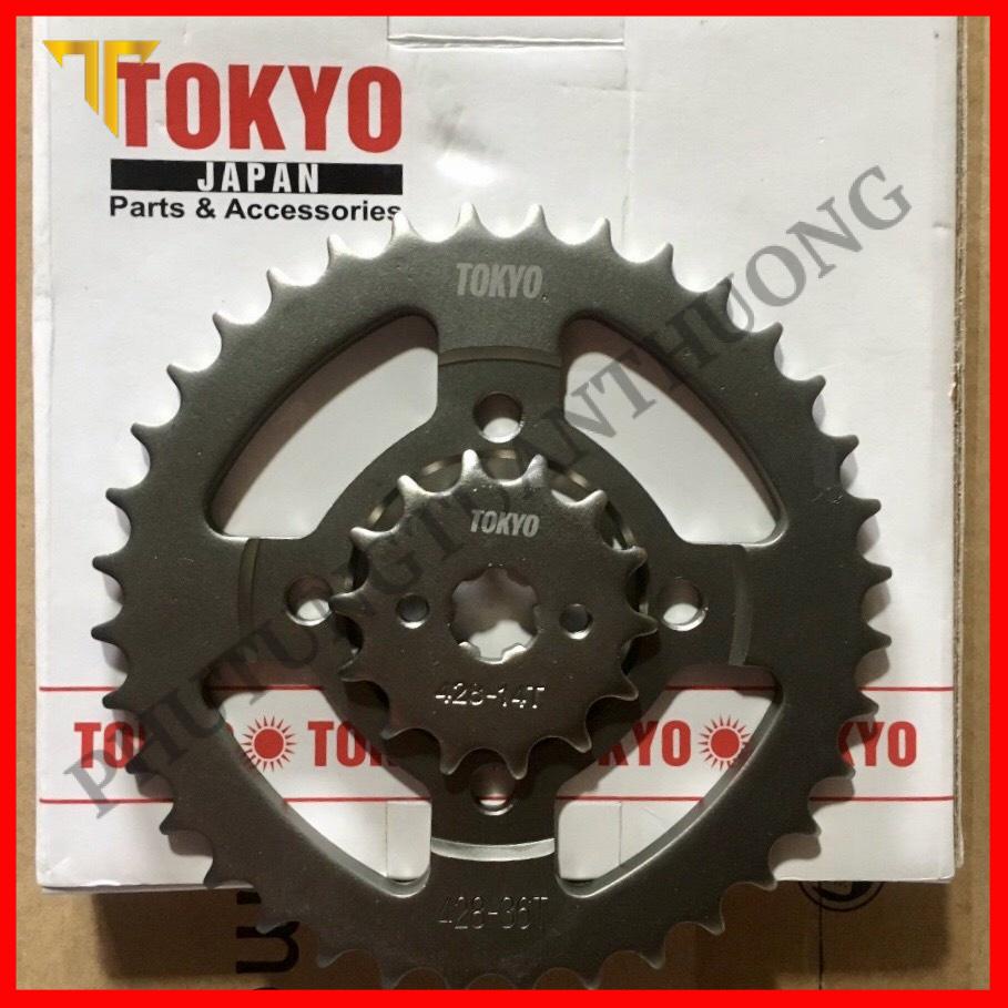 Bộ Nhông Sên Dĩa Tokyo Japan Cho Xe Wave Dream Future Êm Ái Bền Bỉ Xích C45 Nhật