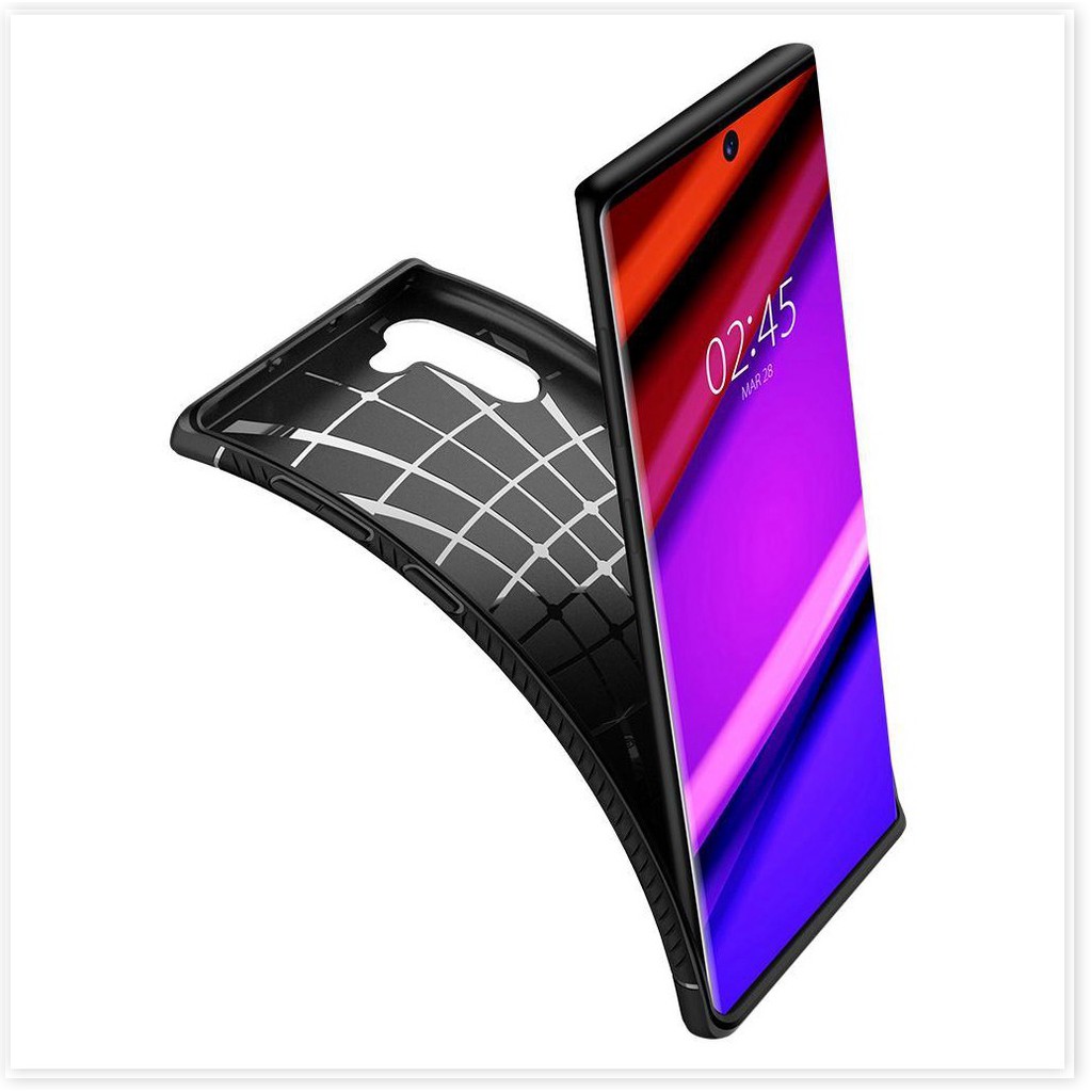 Ốp Samsung Galaxy Note 10 / Note 10 Plus Spigen Rugged Armor - Hàng Chính Hãng