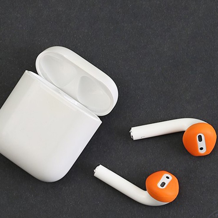 Bộ 2 Nút Đệm Tai Bằng Silicon Chống Trơn Trượt , chống bẩn Cho Tai Nghe Airpods 1 2 i11, i12 AP103