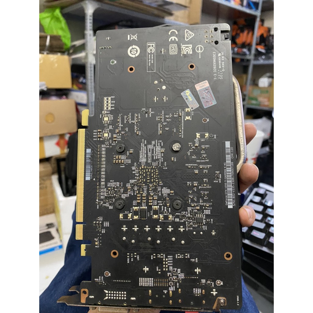 Card màn hình MSI GeForce GTX 1050Ti 4GB GDDR5 Gaming X