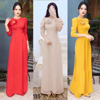 [CAO CẤP] Áo dài cách tân bông hoa AD1310 [HÀNG XUẤT NHẬT-HÀN QUỐC]