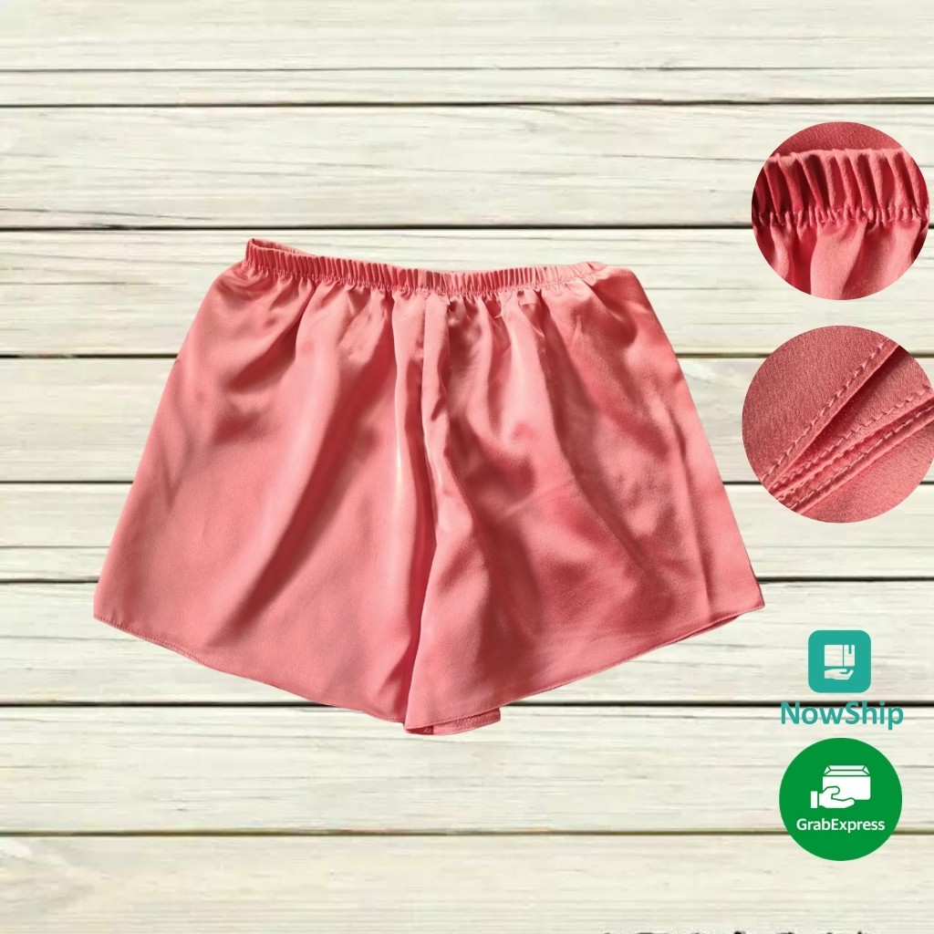 Quần Đùi Nữ Lụa LaTinh Mặc ở Nhà Mát Mịn Thoải Mái Cực Đẹp | BigBuy360 - bigbuy360.vn