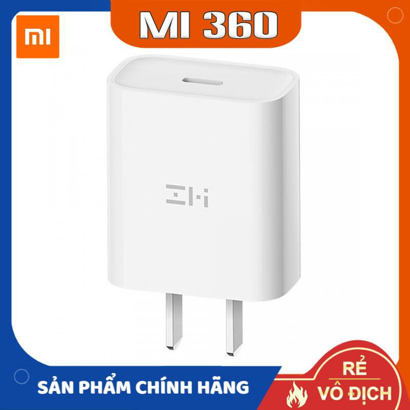 Củ Sạc Nhanh Xiaomi Zmi HA716✅ Cổng Sạc Type C Chuẩn Sạc Nhanh PD3.0✅ Hàng Chính Hãng