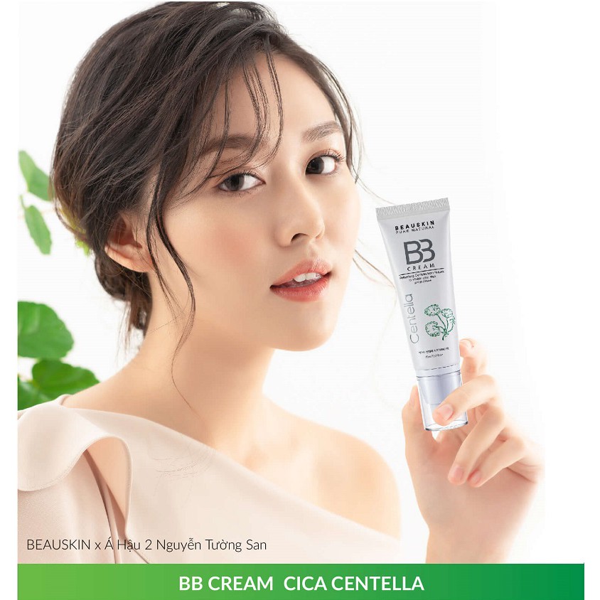 [MUA BB TẶNG CHÌ MÀY] Kem Lót Nền BB Cream Mỏng Mịn Beauskin Hàn quốc 45ml/ tuýp TẶNG chì kẻ mày Beauskin 5g/ cây