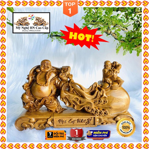 Di lặc kéo bao tiền vạn sự như ý, trang trí ô tô và bàn làm việc.KT 20 x15x5 cm | BigBuy360 - bigbuy360.vn