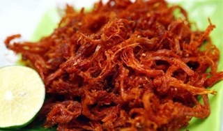 Bò khô làm từ thịt heo nhà làm