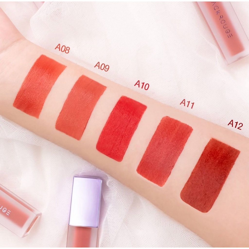 Son Black Rouge A12 màu đỏ gạch ver 2