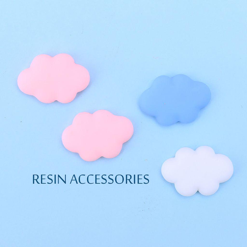 YIYU Túi 10 Mô Hình Đám Mây Dễ Thương Dùng Để Trang Trí Điện Thoại / Kẹp Tóc / Đồ Thủ Công