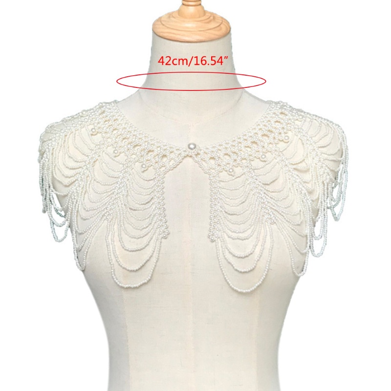 Vòng Cổ Choker Kết Hạt Ngọc Trai Nhân Tạo Handmade Thời Trang Cho Nữ