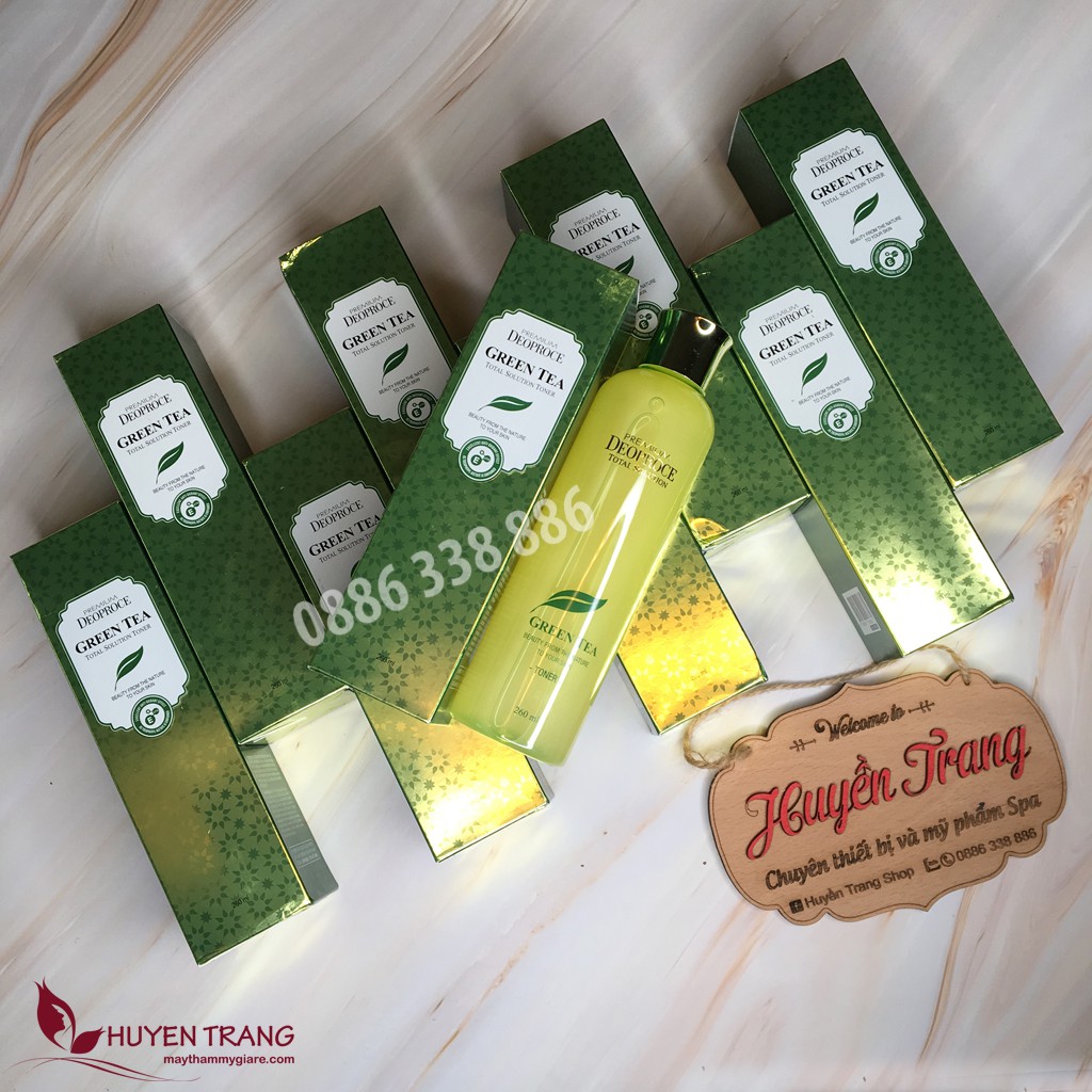 Nước Hoa Hồng GREEN TEA DEOPROCE - Thẩm Mỹ Huyền Trang