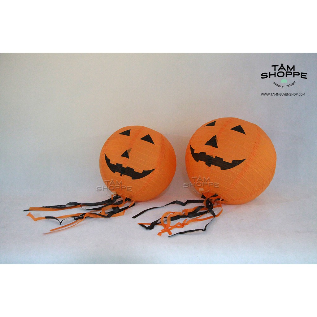 Đèn lồng Halloween Bí ngô có râu HLW-LDG-08