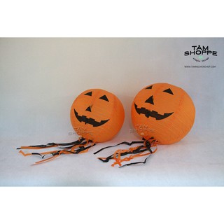 Đèn lồng Halloween Bí ngô có râu 08 TAN