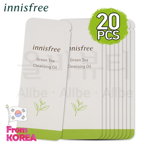 (Hàng Mới Về) Bộ 20 Chai Dầu Tẩy Trang Chiết Xuất Trà Xanh Innisfree 1ml