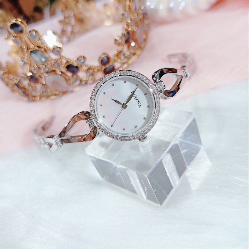 Đồng Hồ Auth Nữ Bulova Dây Bạc , Mặt 23mm, Chống Nước 30m