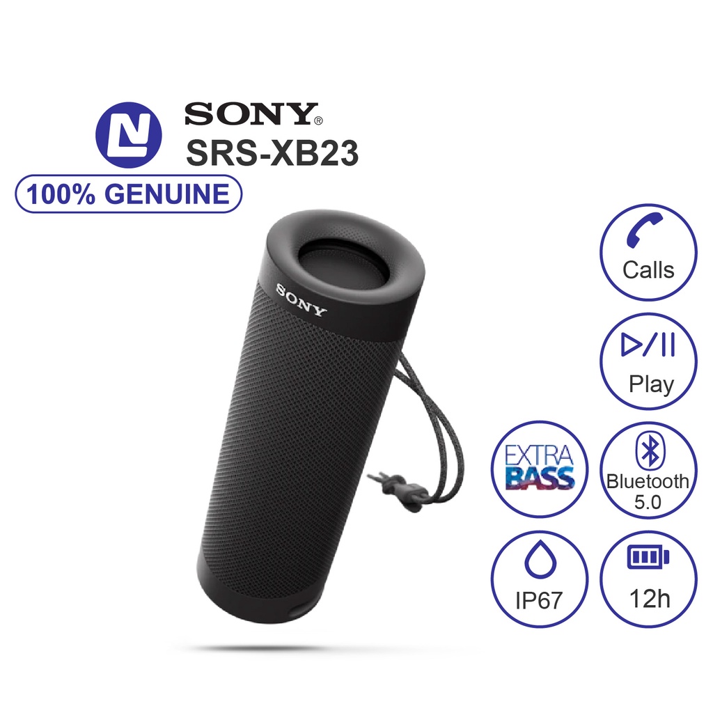 [Mã 154ELSALE2 giảm 7% đơn 300K] NEW - FULL BOX | Loa di động Sony SRS-XB23 - EXTRA BASS