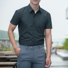 Áo Sơ Mi Nam Ngắn Tay TAHISM011 Vải Đẹp Mát Nhẹ Trẻ Trung Lịch Lãm | BigBuy360 - bigbuy360.vn