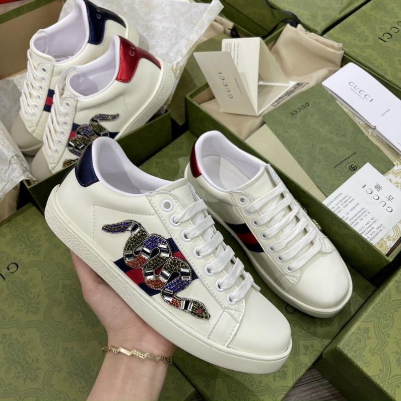 (Hàng trung 11 XỊN) 🎁Giày thể thao Gucci rắn đính đá cao cấp nam nữ | BigBuy360 - bigbuy360.vn