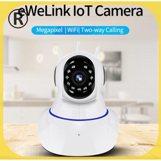 Camera giám sát 360 độ trong nhà Camera hd IR-CUT điều khiển thông minh từ xa qua ứng dụng eWeLink 720P