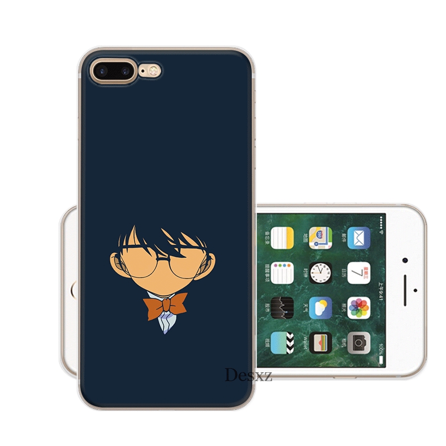 Silicone Ốp Điện Thoại Silicon Hình Thám Tử conan Cho iphone 6s 6 7 8 plus 5 5s se
