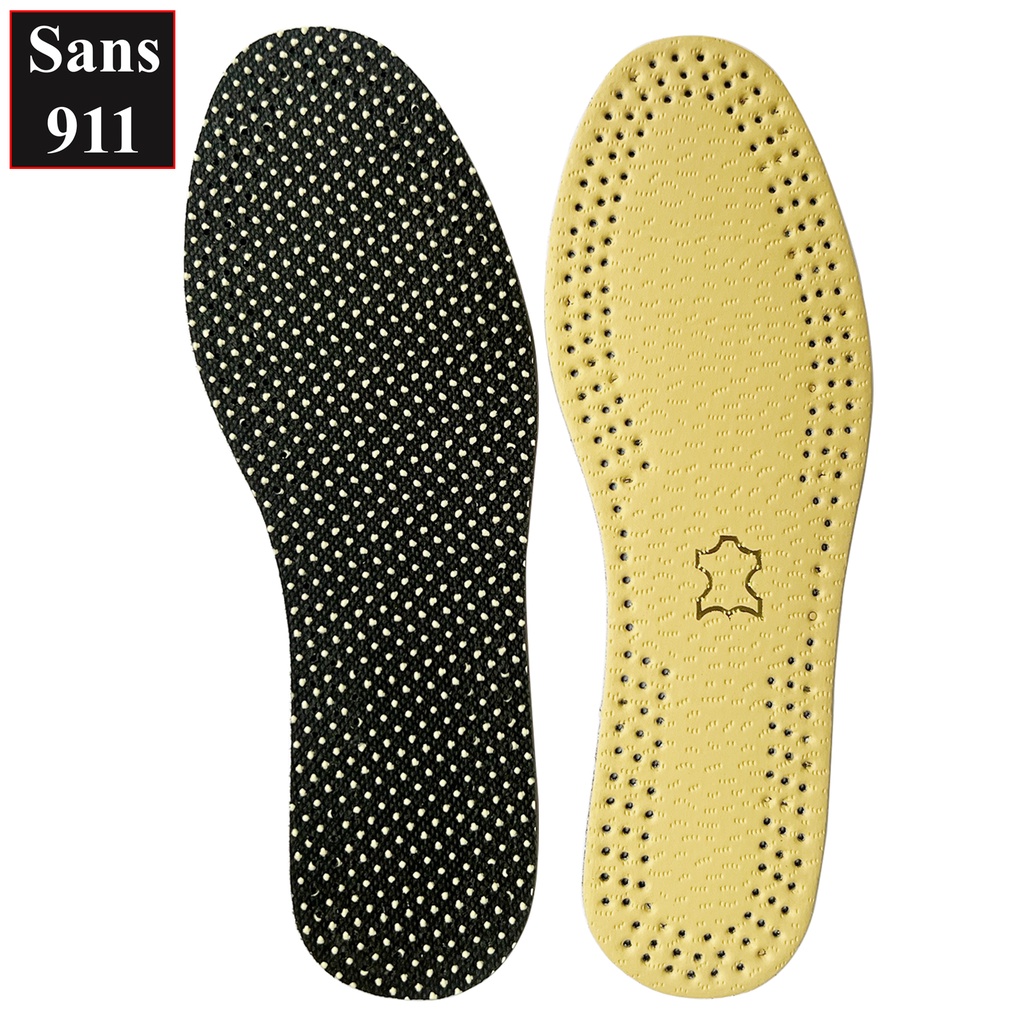 Lót giày khử mùi Sans911 êm chân chống mùi cao cấp cho giày da sneaker thể thao bốt