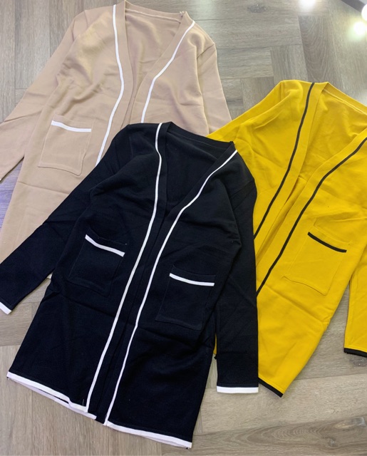 BÁN SỈ ÁO LEN CADIGAN PHỐI VIỀN CHO NỮ | WebRaoVat - webraovat.net.vn