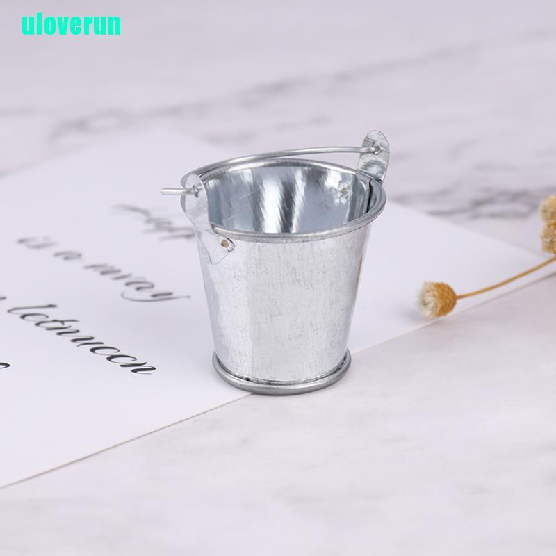 Xô Kim Loại Mini 1 / 6 1 / 12 Trang Trí Nhà Búp Bê