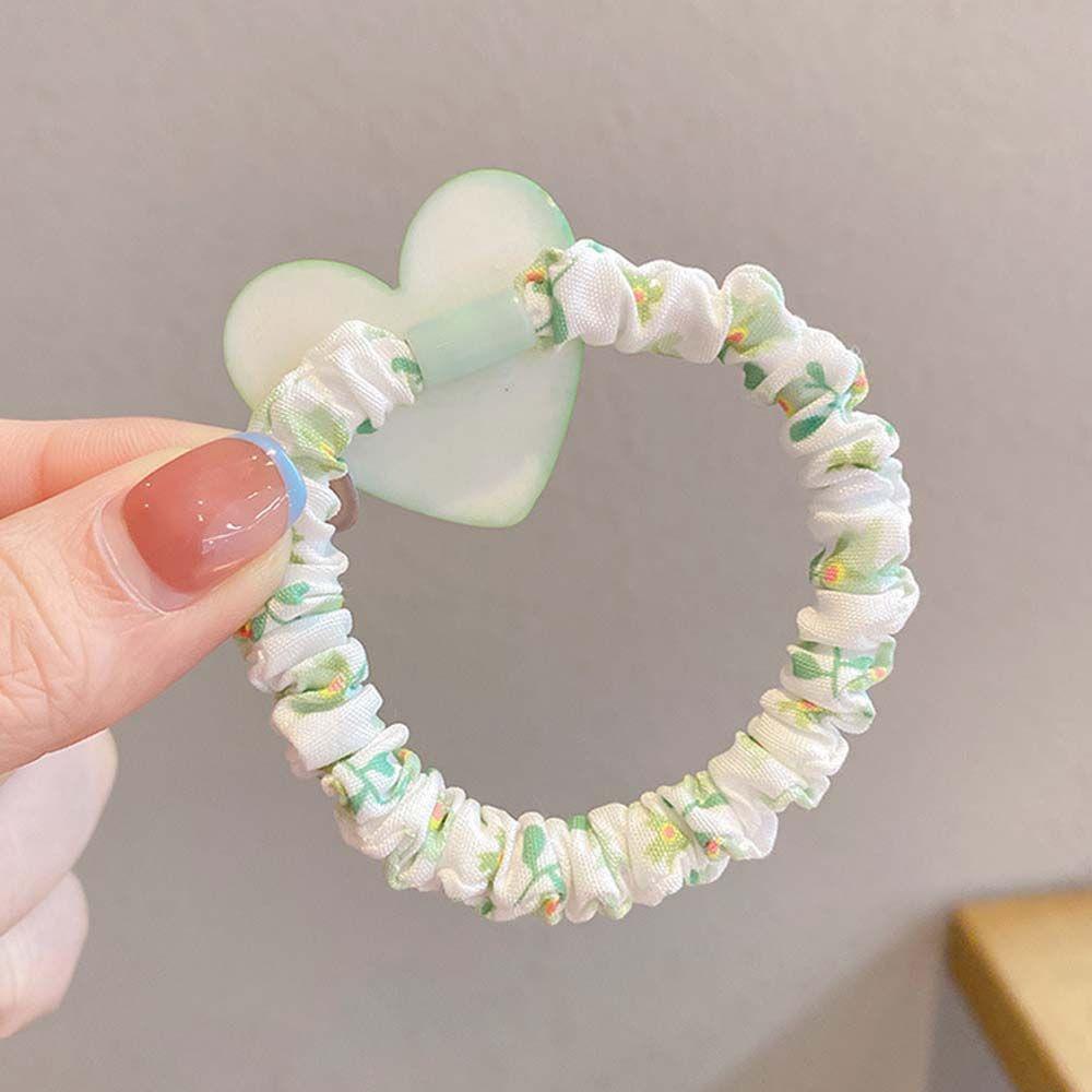 Dây Cột Tóc Co Giãn Hình Hoa Tulip Mặt Cười Ngọt Ngào Thời Trang Phong Cách Hàn Quốc