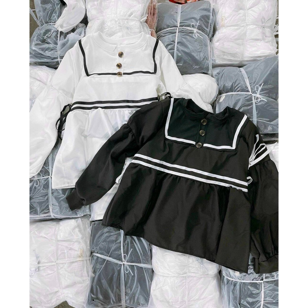 Áo Babydoll Tay Dài Cực Xinh