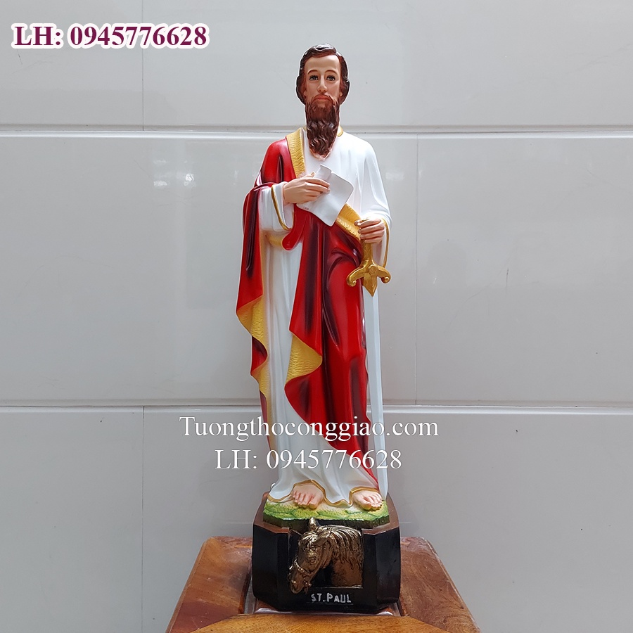 Tượng Thánh Phao Lô 60cm compoite