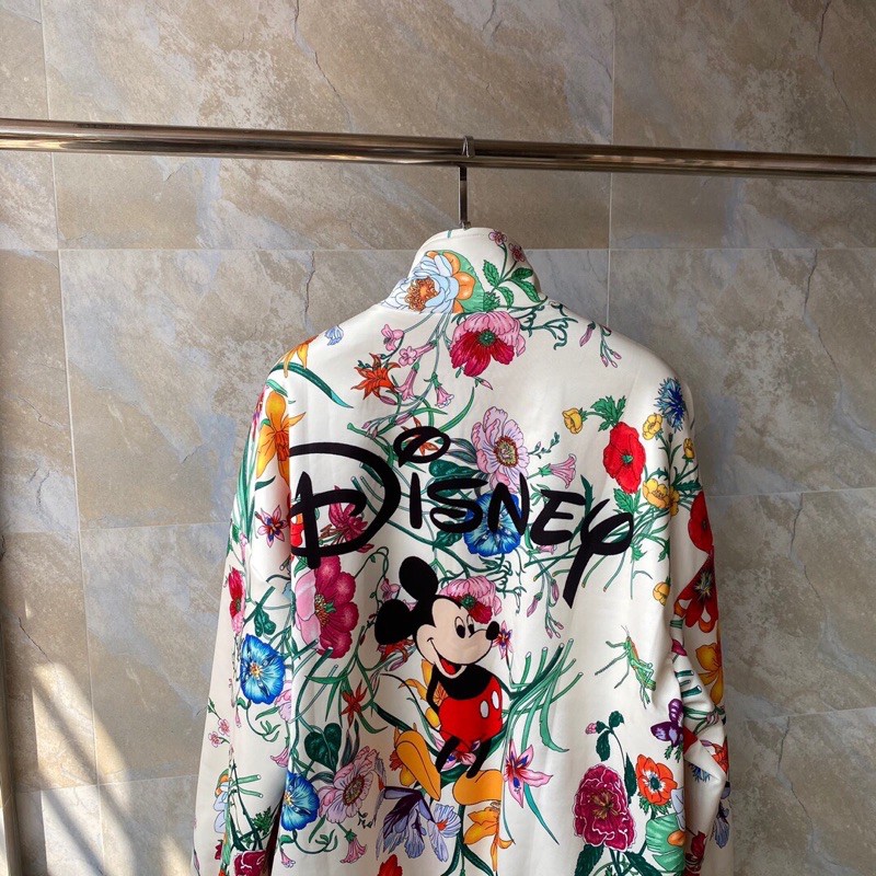 Áo khoác Gucci GC hàng cao cấp họa tiết hoa Mickey siêu xinh