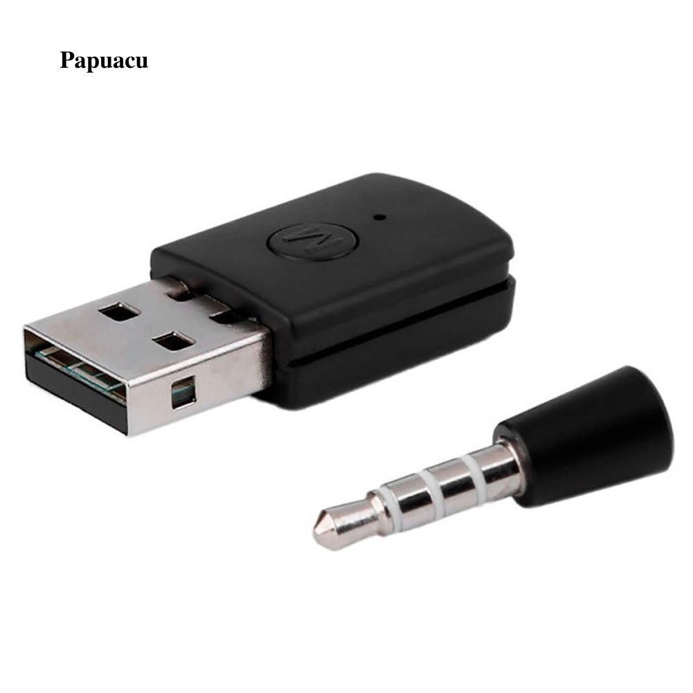 Cáp chuyển đổi tai nghe Bluetooth 4.0 3.5mm + đầu nhận USB 2.0 cho PS4