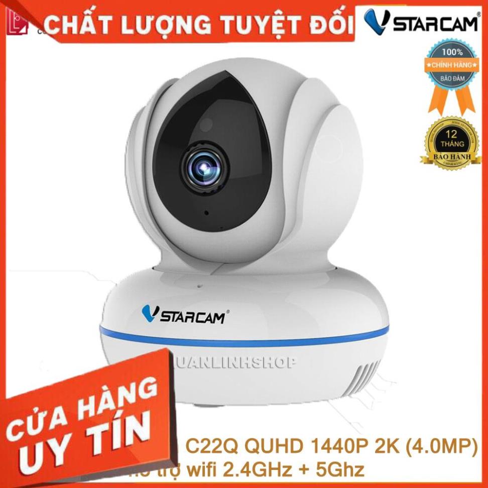 (giá khai trương) Camera giám sát IP Wifi hồng ngoại ban đêm Vstarcam C22Q QUHD 1440P 4MP