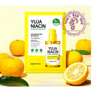 Mặt Nạ Giấy Some By Mi Yuja Niacin Blemish Care Serum Mask