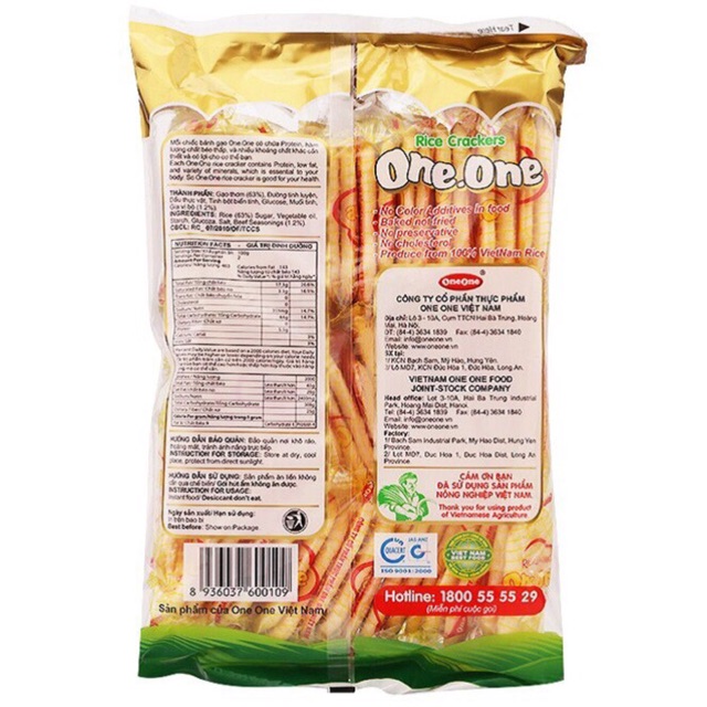 [mẫu mới]Bánh Gạo One One 150gr / Bánh dòn vị mặn