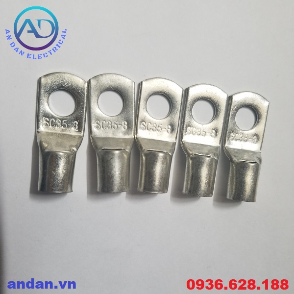 Đầu cốt SC, cos ngắn SC 4-4, 4-6, 6-6, 6-8, 10-6, 10-8, 16-6, 16-8,16-10, 25-8, 25-10, 35-8, 35-10, 50-8, 50-10, 50-12