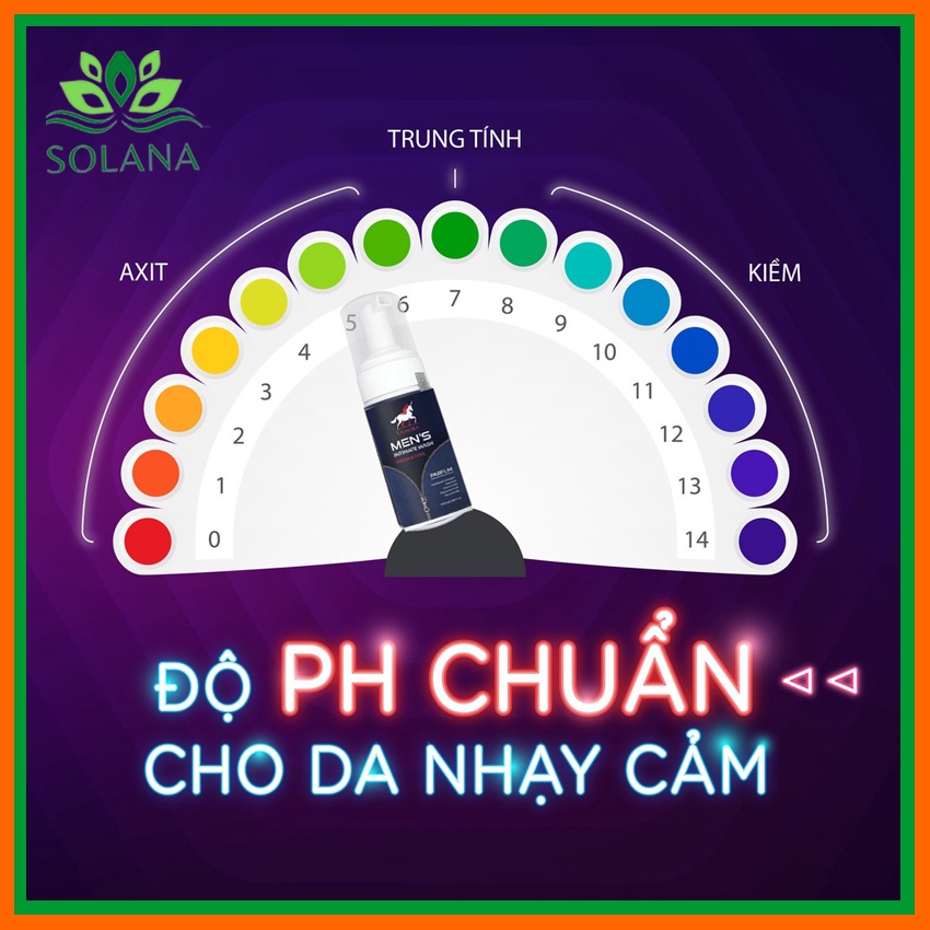 [TẶNG KÈM KHĂN LAU MẶT]  Dung Dịch Vệ Sinh Nam VAMORA MEN'S INTIMATE WASH 100ML Hương Nước Hoa, Bọt Vệ Sinh Nam SOLANA