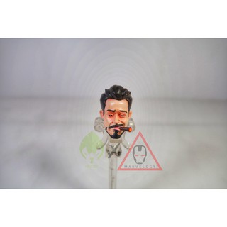 Noob clay studio x marvelogy tony stark cartoon head