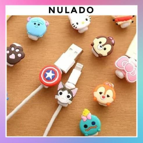 NÚT BẢO VỆ ĐẦU CÁP SẠC, TAI NGHE HÌNH THÚ NGẪU NHIÊN NULADO