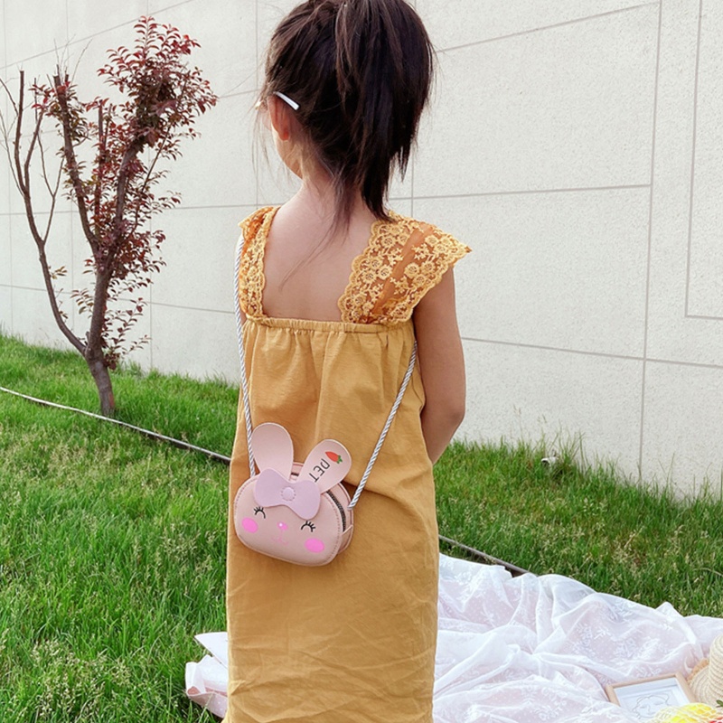 Túi Đeo Chéo Mini Hình Động Vật Hoạt Hình Dễ Thương Cho Bé Gái