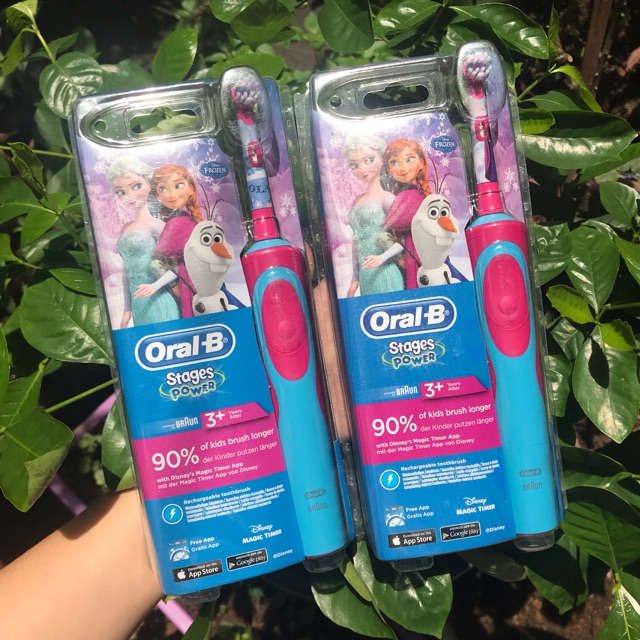 Bàn chải điện Oral-B cho bé gái và bé trai (Hàng Úc)