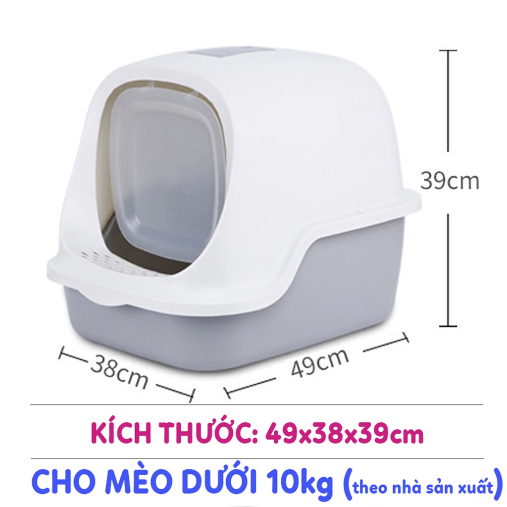 Nhà vệ sinh cho mèo size lớn Shell Lapeta
