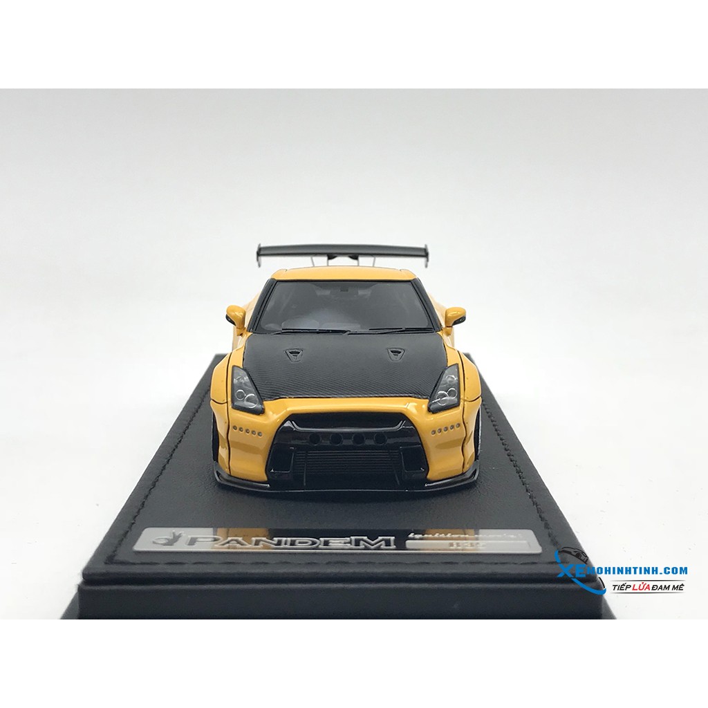 Mô Hình : Nissan GTR-R35 PanDem Iginition Model 1:43 (Vàng)