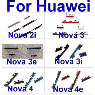 Bên nguồn bật tắt nút âm lượng cho huawei nova 2i 3 3i 3e 4 4e giảm âm lượng cho nova 3 4 power side phím thay thế các bộ phận sửa chữa
