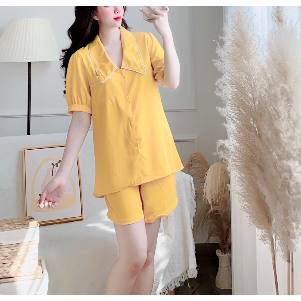 💞💞💞Đồ Mặc Nhà Pijama Lụa Latin quần ngắn Freesize -💯💯💯💯 | BigBuy360 - bigbuy360.vn