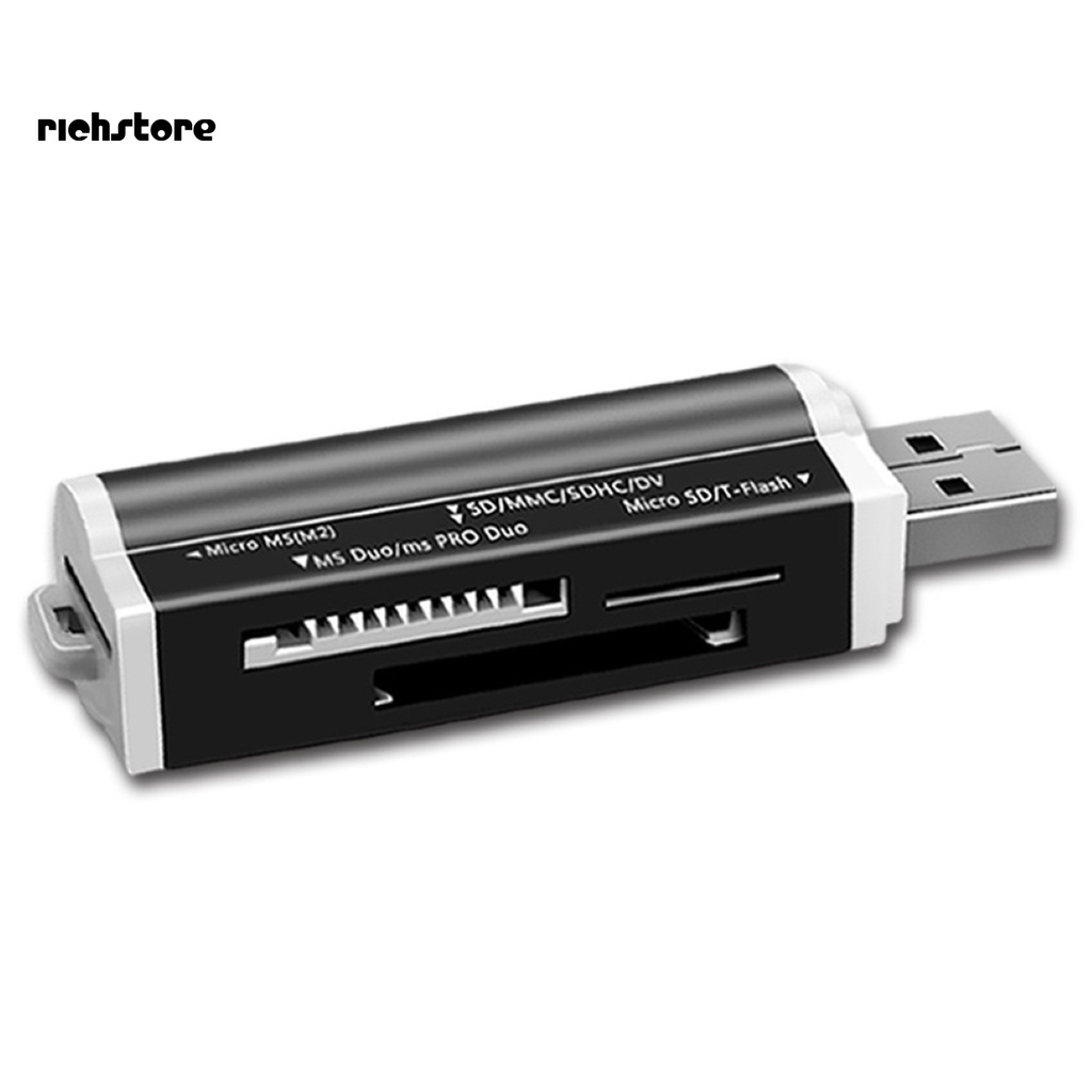 Đầu Đọc Thẻ Nhớ USB TF / Micro-SD / MS / M2 4 Trong 1 Cho Máy Tính | BigBuy360 - bigbuy360.vn