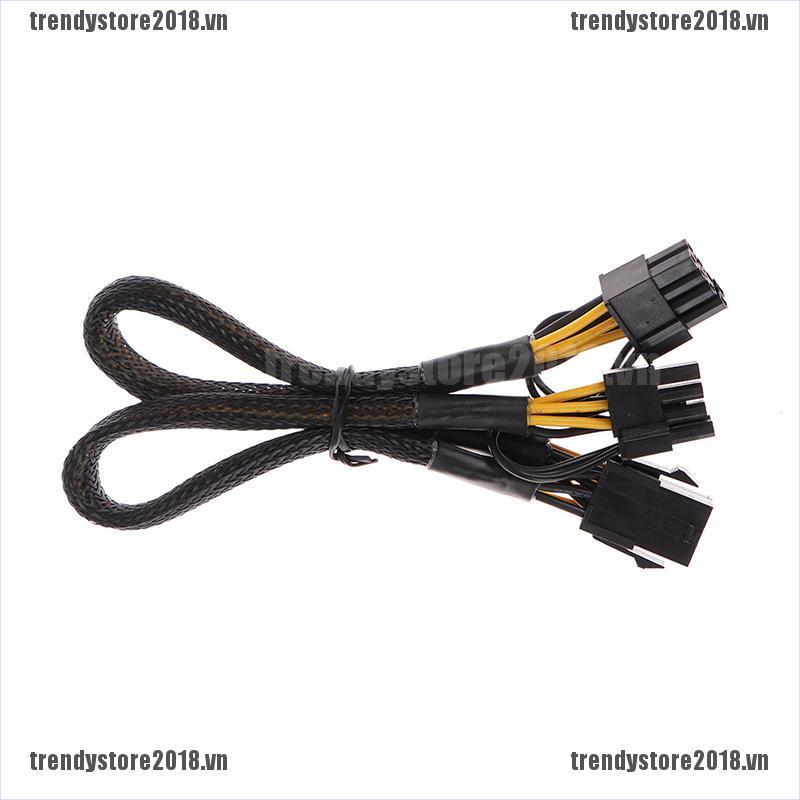 Card Đồ Họa Pci-E 6pin Female Sang Dual 8pin (6 + 2) | BigBuy360 - bigbuy360.vn