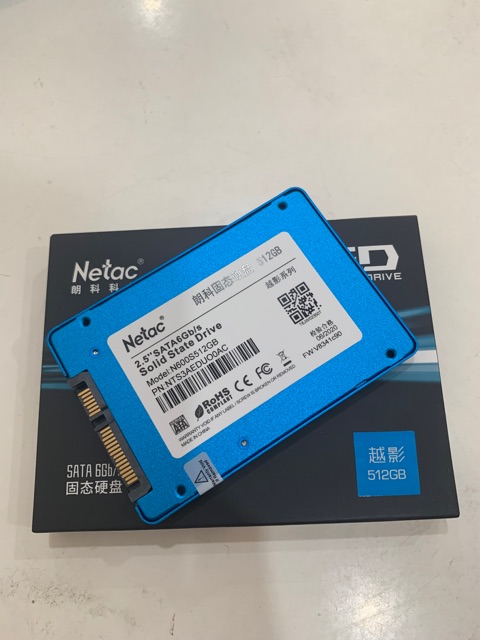 Ổ cứng SSD Netac 512Gb box nhôm | WebRaoVat - webraovat.net.vn