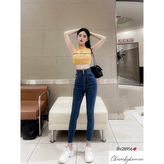 Quần bò cạp cao siêu hót
